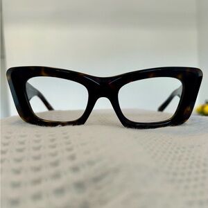 Prada Women's Tortoise Shell Sunglasses with no lenses model SPR13Z